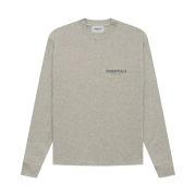 Essentials The Core Collection Long Sleeve T-Shirt Heather Oatmeal