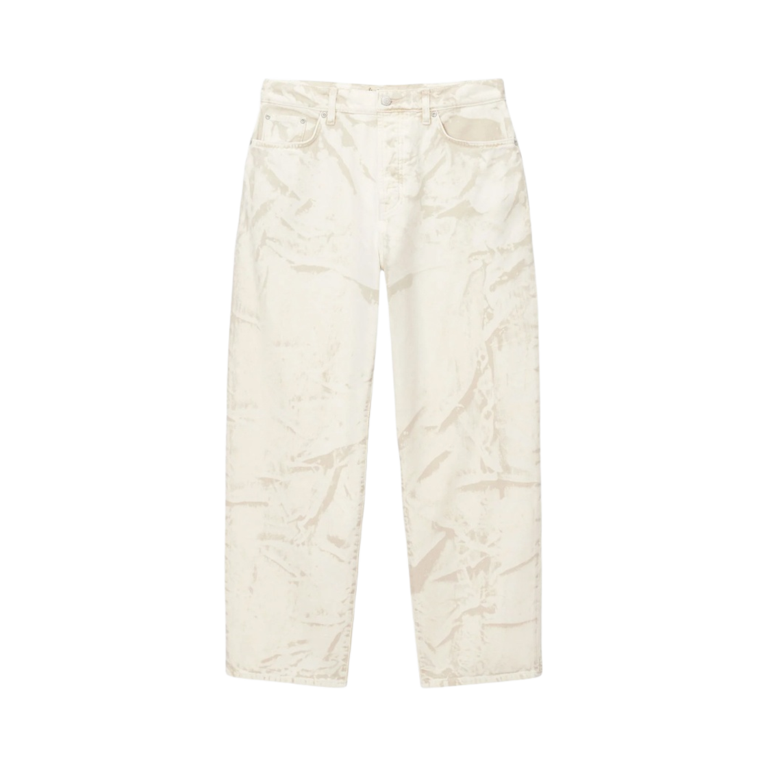 스투시 디스트레스드 캔버스 빅 올 진 카키