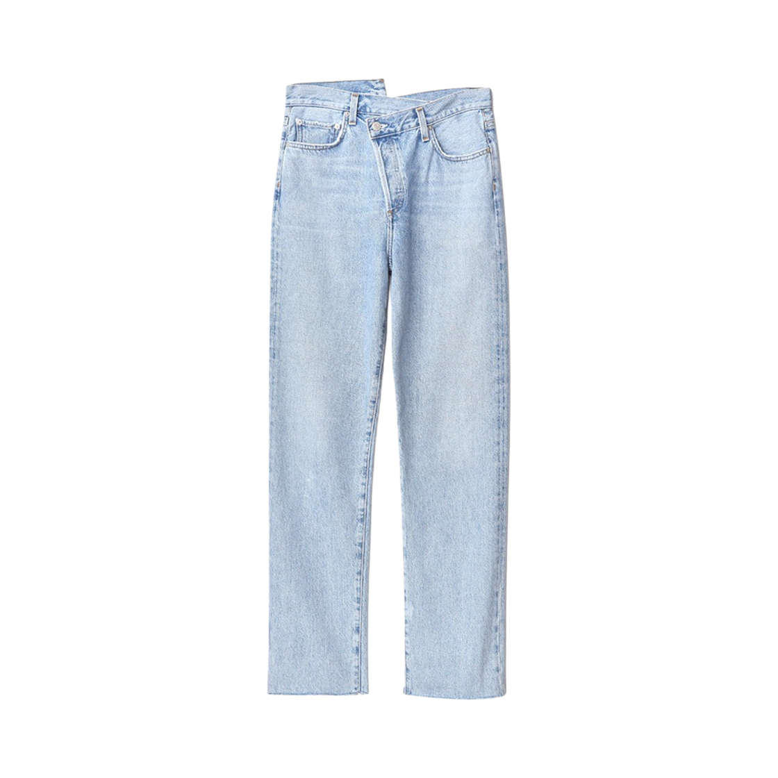 KW4APADAG01LB Agolde Women Criss Cross Straight Jean Wired