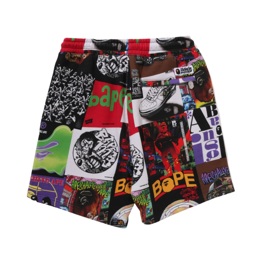 베이프 베이프 앨범 모노그램 스웨트쇼츠 카이스(BAPE Bape Album Monogram Sweatshorts Caise) - 2