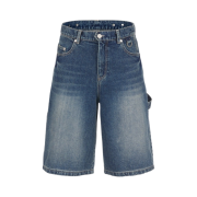 Thevinylhouse Carpenter Denim Shorts Blue