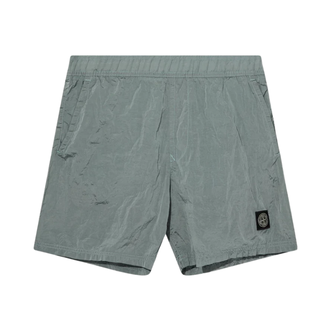 스톤 아일랜드 B0943 나일론 메탈 스위밍 트렁크 스카이 블루 - 23SS(Stone Island B0943 Nylon Metal Swimming Trunk Sky Blue - 23SS)