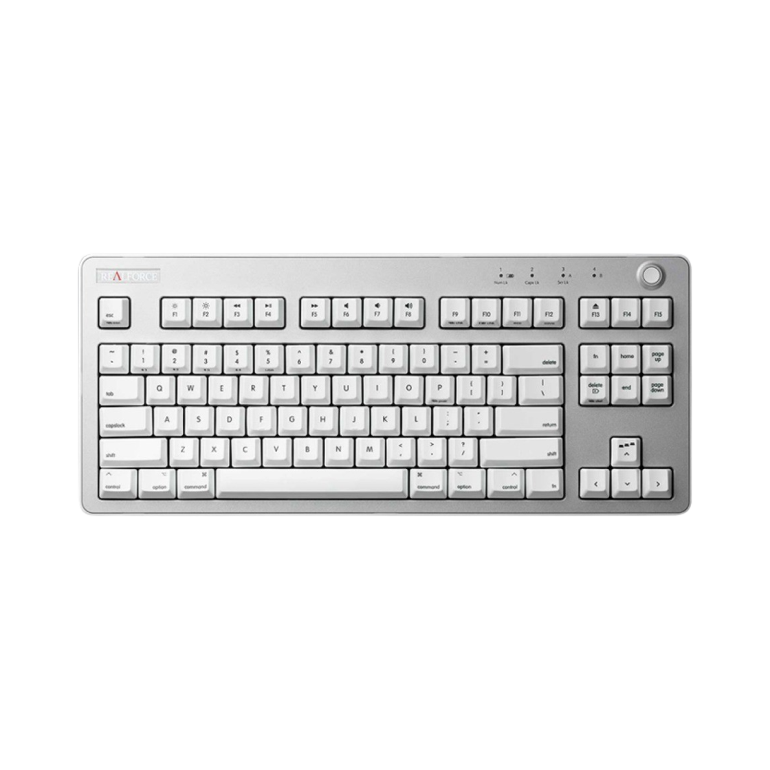 리얼 포스 R3TLM BT 저소음 영문 APC 45g 키보드 화이트 (국내 정식 발매 제품)(Real Force R3TLM BT Low Noise English APC 45g Keyboard White (Korean Ver.))