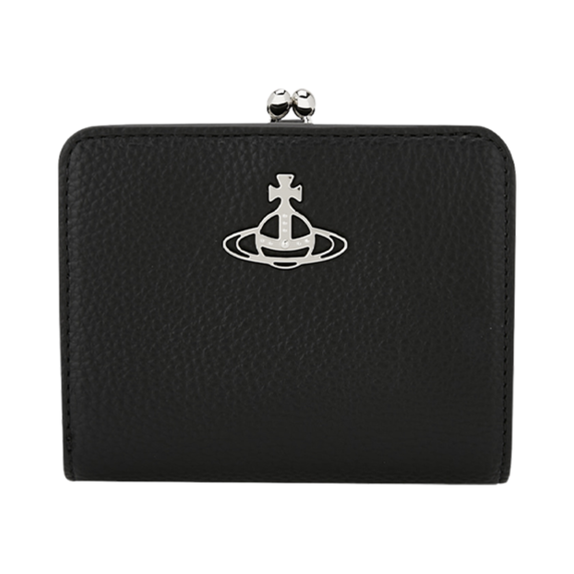 5115002YW-S000D-N403 Vivienne Westwood Orb Logo Bi-Fold Wallet Black