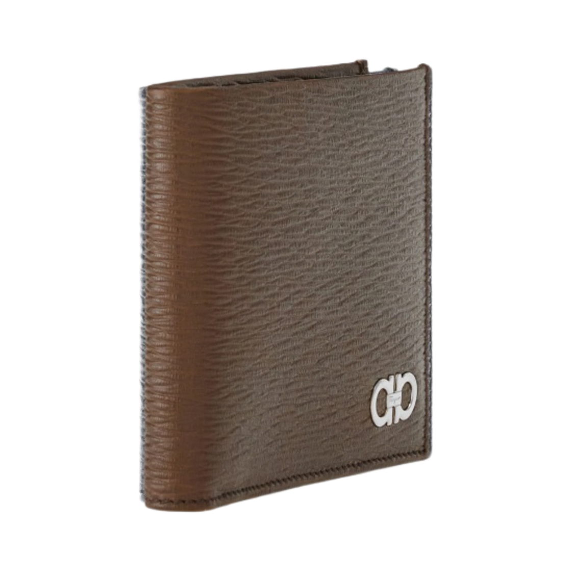 66A063-753612 Ferragamo Gancini Wallet Brown Black - #2