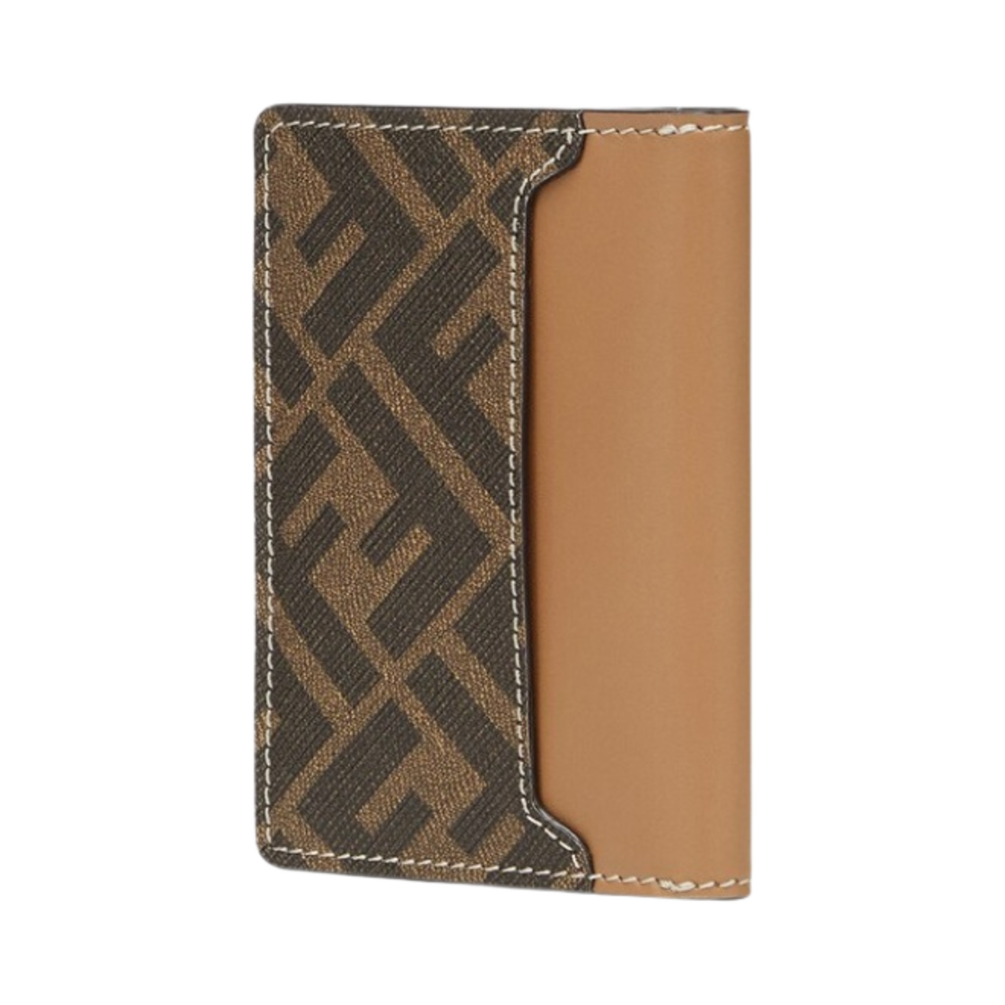 펜디 FF 스퀘어 카드 홀더 베이지(Fendi FF Squared Card Holder Beige) - 3
