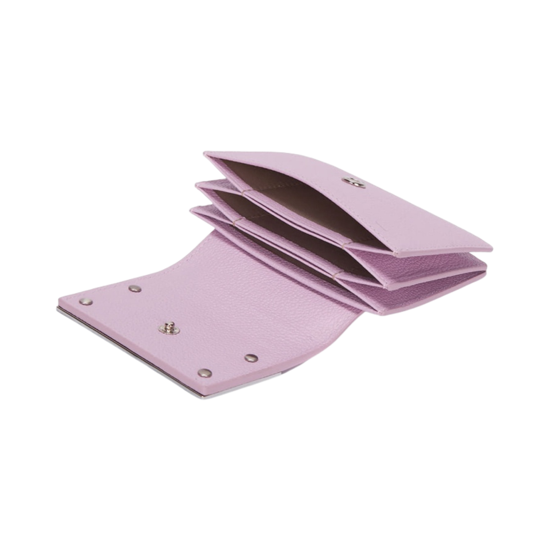 마뗑킴 아코디언 지갑 라이트 바이올렛(Matin Kim Accordion Wallet Light Violet) - 3