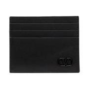 Valentino Vlogo Signature Card Case Black