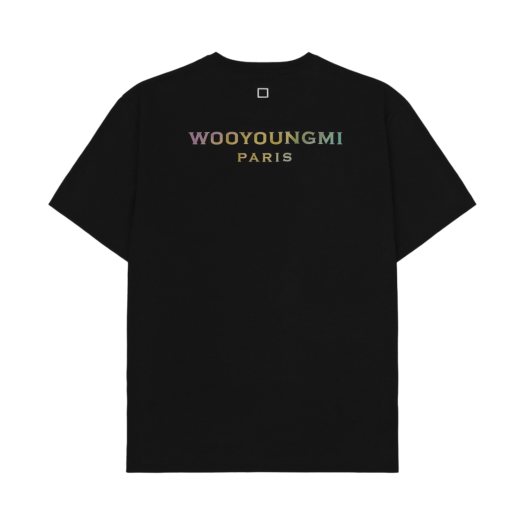 Wooyoungmi Cotton Lenticular Back Logo T-shirt Black - 23SS