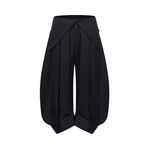 7440371_24AW_001_BK 7440-37-1 Capri Balloon Kendo Pants