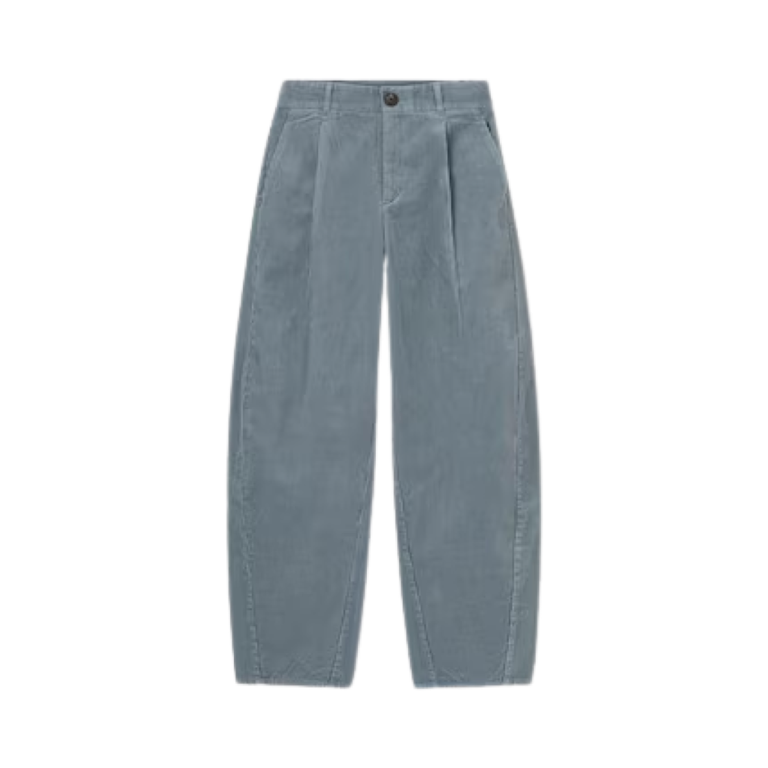 475318-64 (W) GU Corduroy Barrel Leg Pants Blue - KR