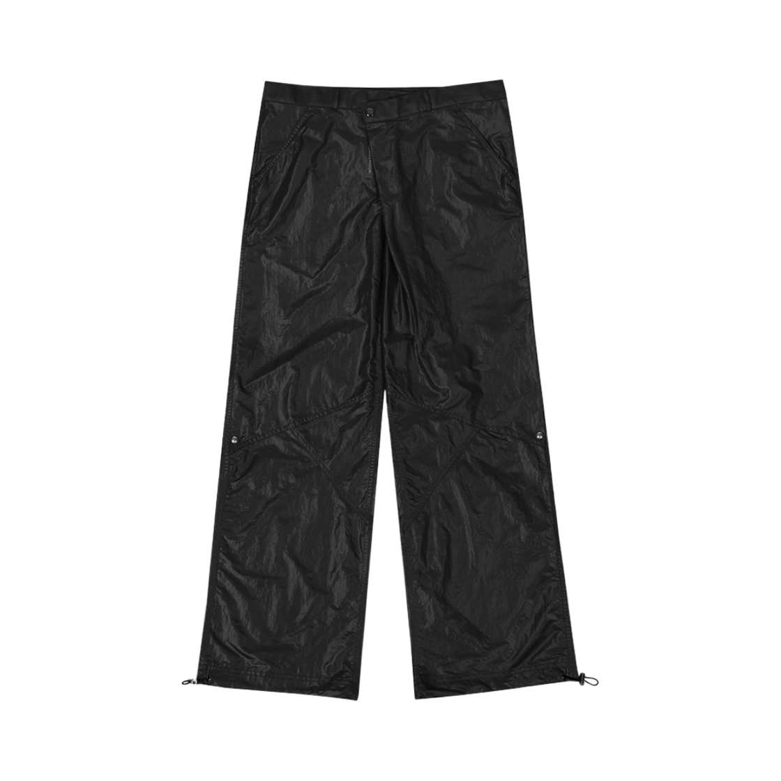 본투윈 컴플렉스 나일론 와이드 팬츠 블랙(BORN TO WIN Complex Nylon Wide Pants Black) - 1