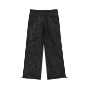 BORN TO WIN Complex Nylon Wide Pants Black