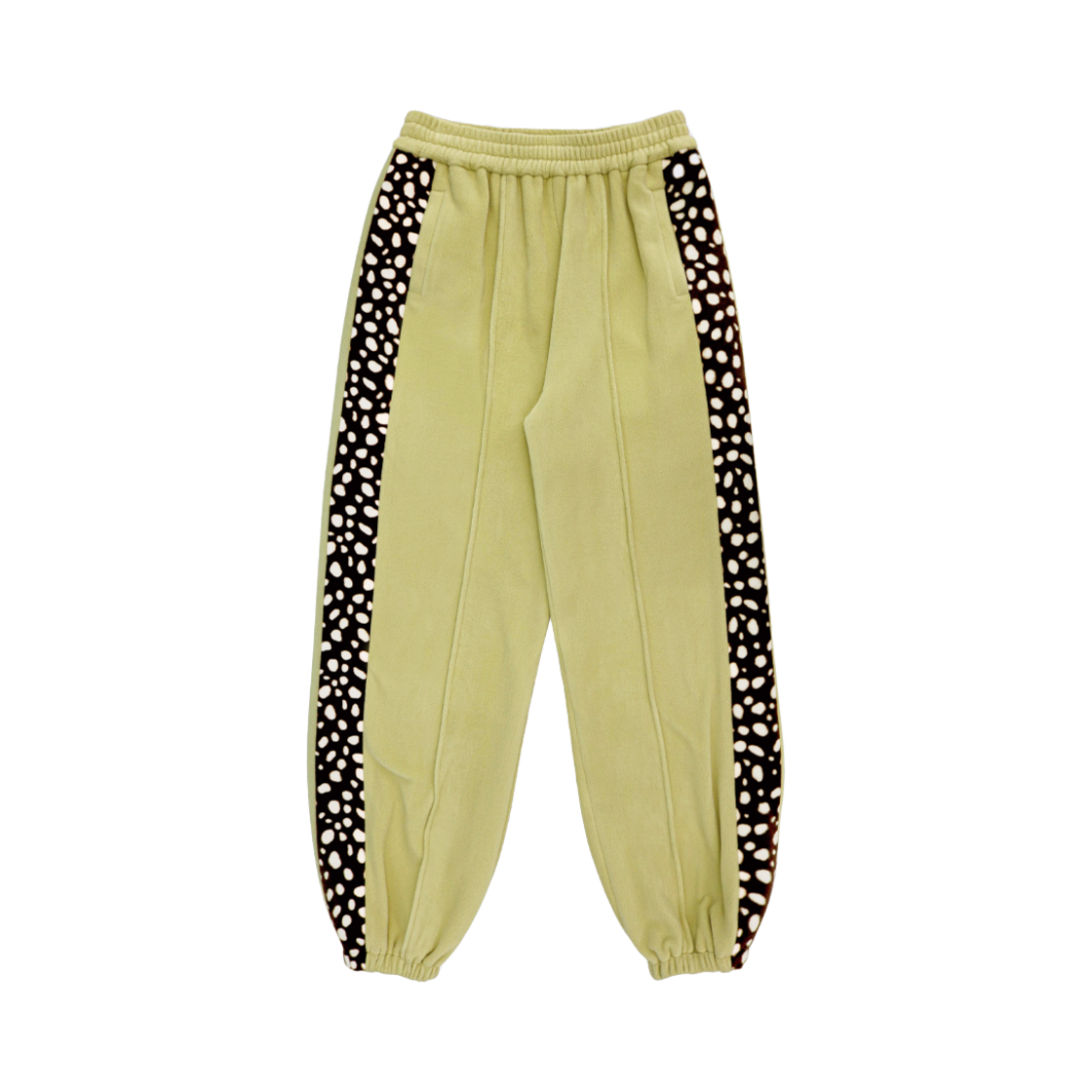 P0000BSL NAVIVERSE Cow Fleece Pants Pistachio