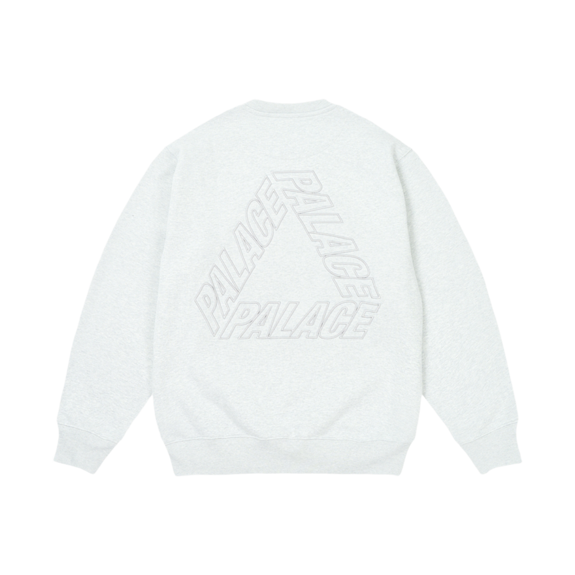 팔라스 아웃라인 P-3 크루넥 그레이 말 - 24SS(Palace Outline P-3 Crew Grey Marl - 24SS)