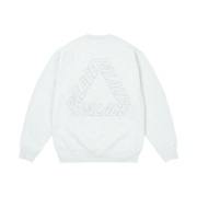 Palace Outline P-3 Crew Grey Marl - 24SS