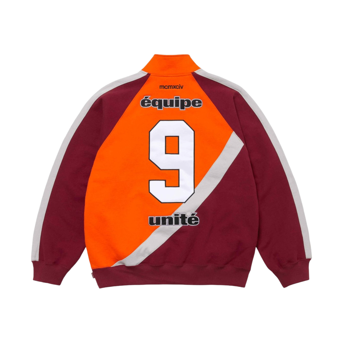 슈프림 이큅 하프 집 스웨트셔츠 다크 오렌지 - 24SS(Supreme Equipe Half Zip Sweatshirt Dark Orange - 24SS) - 2