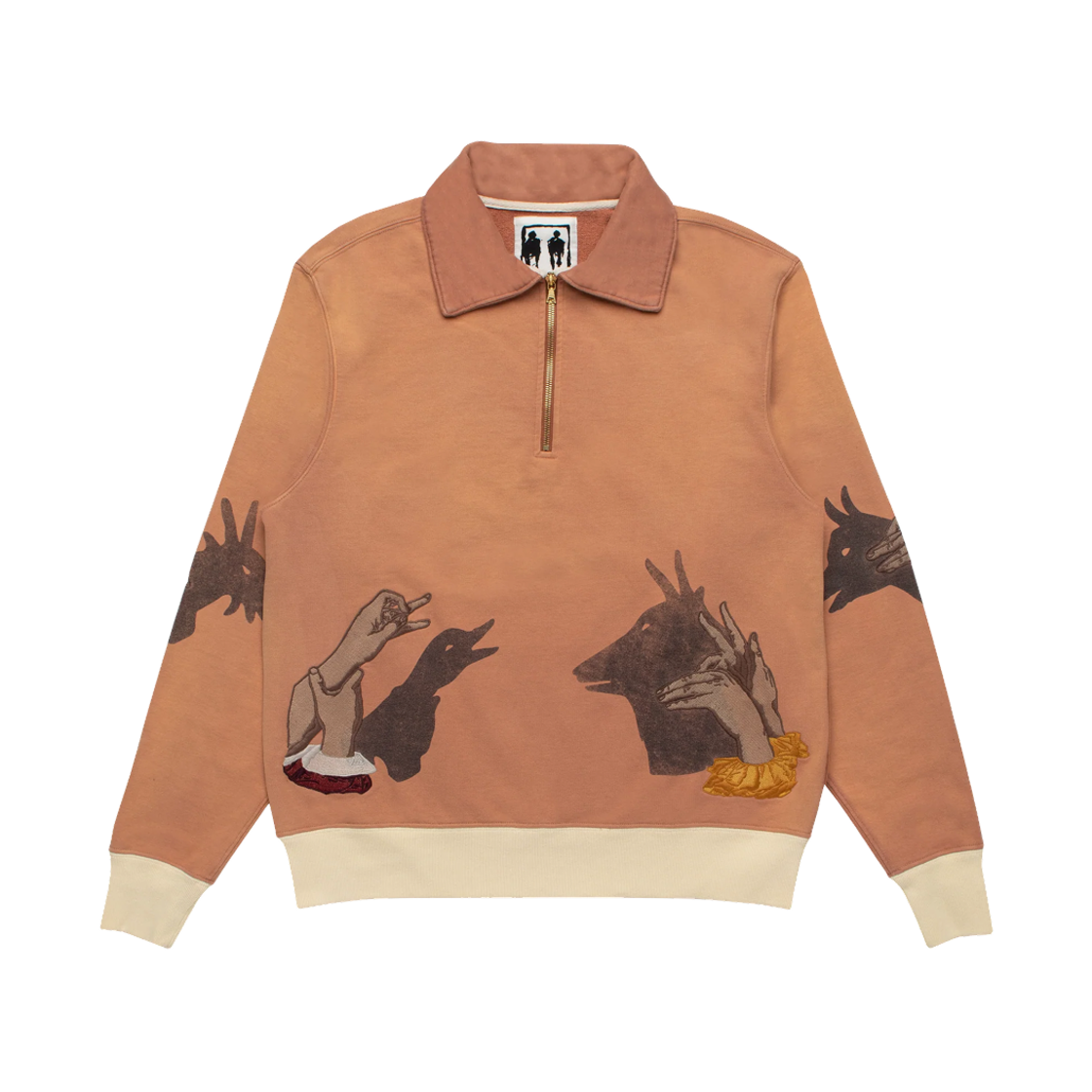 사무엘 젤리그 쉐도우 퍼펫 쿼터 집 빈티지 이레이저(Samuel Zelig Shadow Puppet Quarter Zip Vintage Eraser)