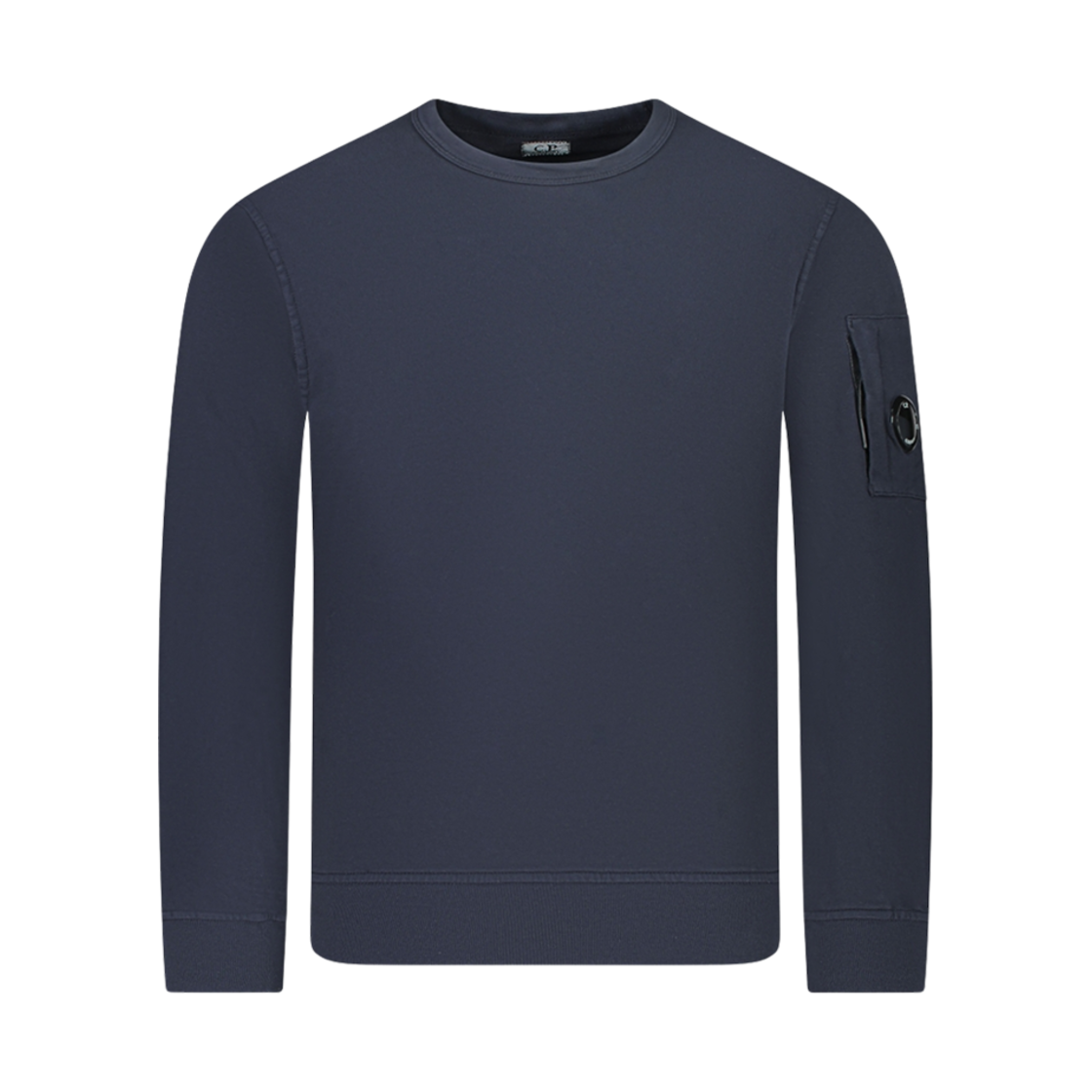 18CMSS019A002246G888 C.P. Company Regular Fit Cotton Sweatshirt Total Eclipse Blue - 25SS
