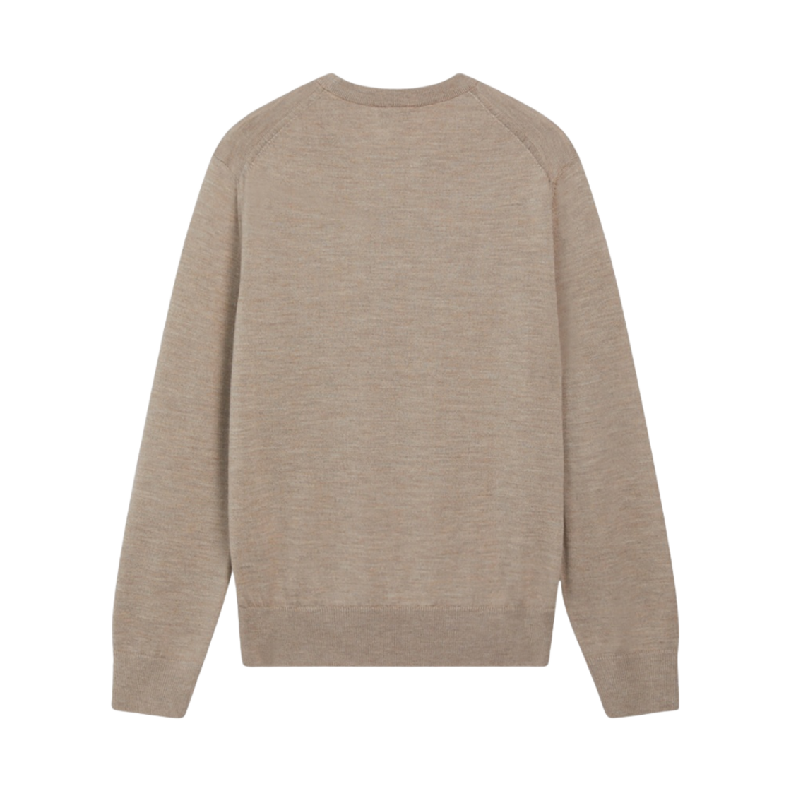 메종 키츠네 폭스 헤드 패치 레귤러 라운드넥 풀오버 니트 베이지 멜란지(Maison Kitsune Fox Head Patch Regular R-Neck Pullover Knit Beige Melange) - 2