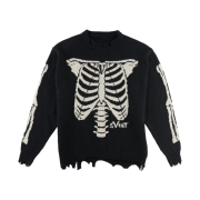 Saint Mxxxxxx x VLONE Bone Knit Black - 22FW