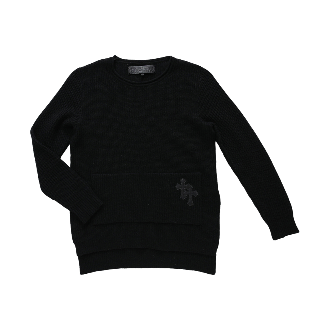 한스룸 크롬하츠 크로스 패치 세메터리 캐시미어 니트 스웨터(Hansroom Chrome Hearts Cemetary Cross Patch Cashmere Knit Sweater)