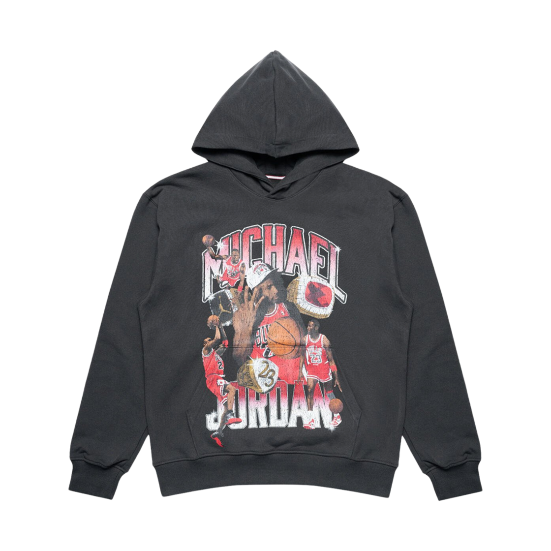 HJ4396-045 Jordan Flight Fleece Graphic Pullover Hoodie Off Noir - Asia