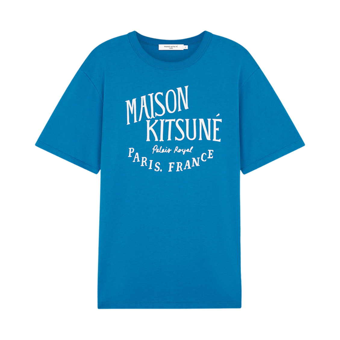 LM00113KJ0008-P462 Maison Kitsune Palais Royal Classic T-Shirt Sapphire