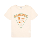 Safarispot 1/2 Roux Base School Eat The Pizza Tee Ivory