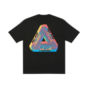 Palace Tri-Ferg Colour Blur T-Shirt Black - 20FW