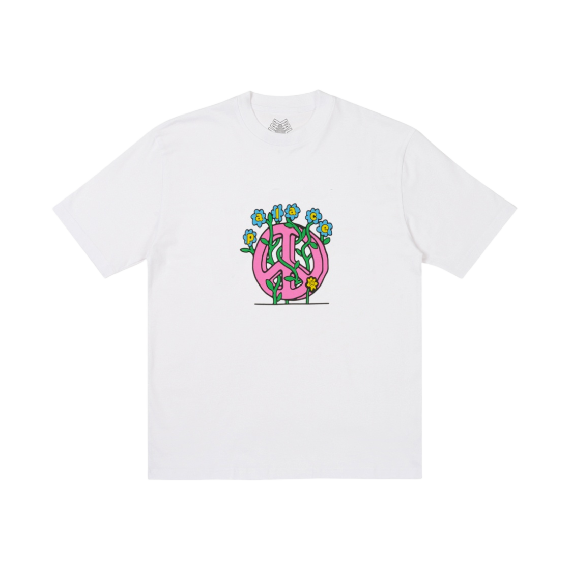 - Palace Grower T-Shirt White - 24SS