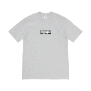 Supreme x Emilio Pucci Box Logo T-Shirt Heather Grey Black - 21SS
