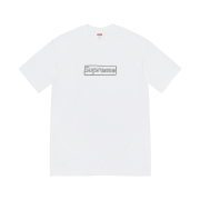 Supreme x Kaws Chalk Logo T-Shirt White - 21SS