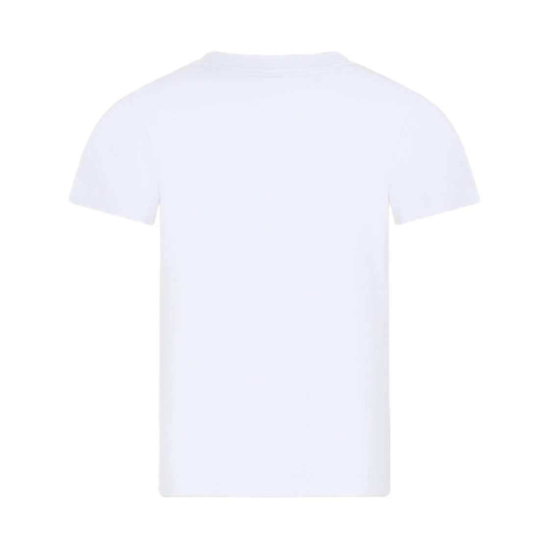 (키즈) 모스키노 로고 레드 하트 티셔츠 화이트((Kids) Moschino Logo and Red Heart T-shirt White) - 2