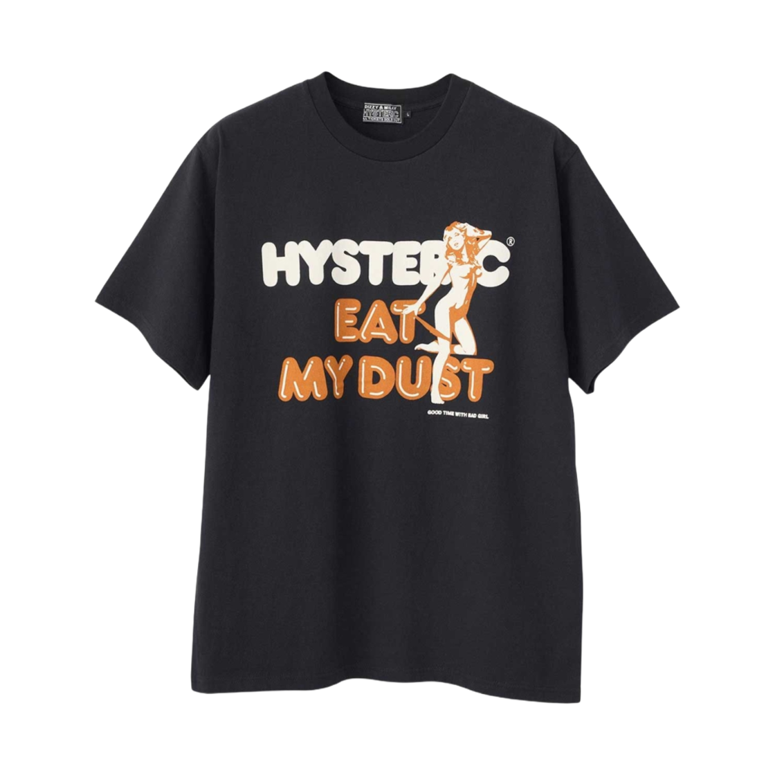 히스테릭 글래머 잇 마이 더스트 티셔츠 블랙(Hysteric Glamour Eat My Dust T-Shirt Black) - 1