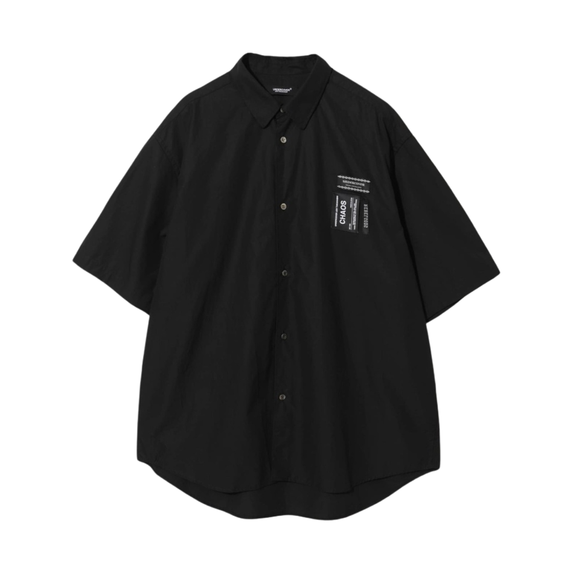 언더커버 UC1D4407 코튼 브로드 셔츠 블랙(Undercover UC1D4407 Cotton Broad Shirt Black)