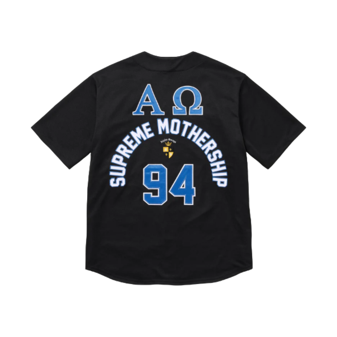슈프림 알파 오메가 베이스볼 저지 블랙 - 24FW(Supreme Alpha Omega Baseball Jersey Black - 24FW) - 2