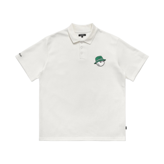 Malbon Golf Caddy Cooper Polo Bone