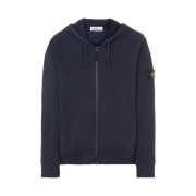 Stone Island 64220 Full Zip Hooded Sweatshirt Navy Blue - 22FW