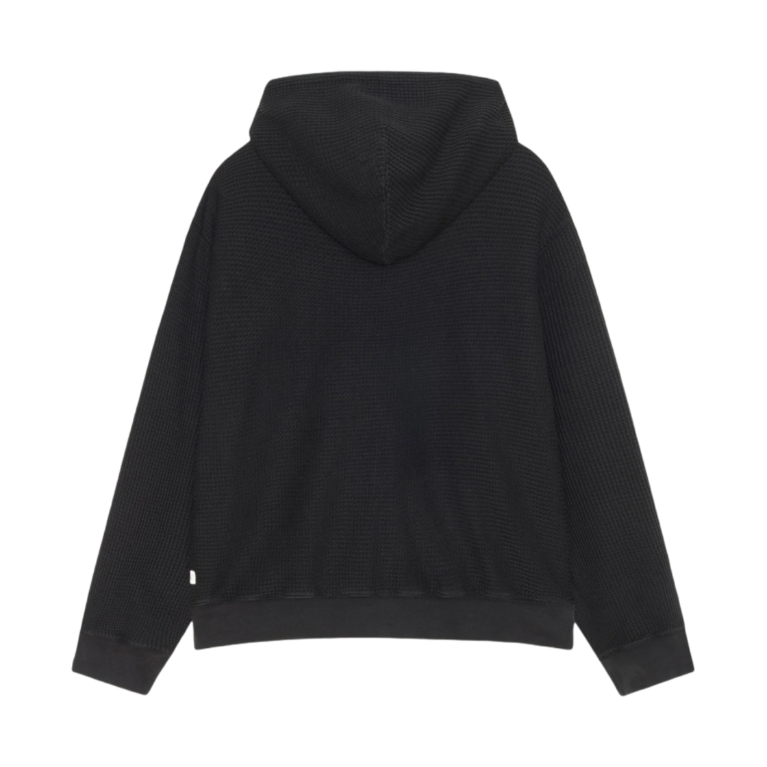 스투시 더블 레이어 와플 집 후드 블랙(Stussy Double Layer Waffle Zip Hoodie Black) - 2