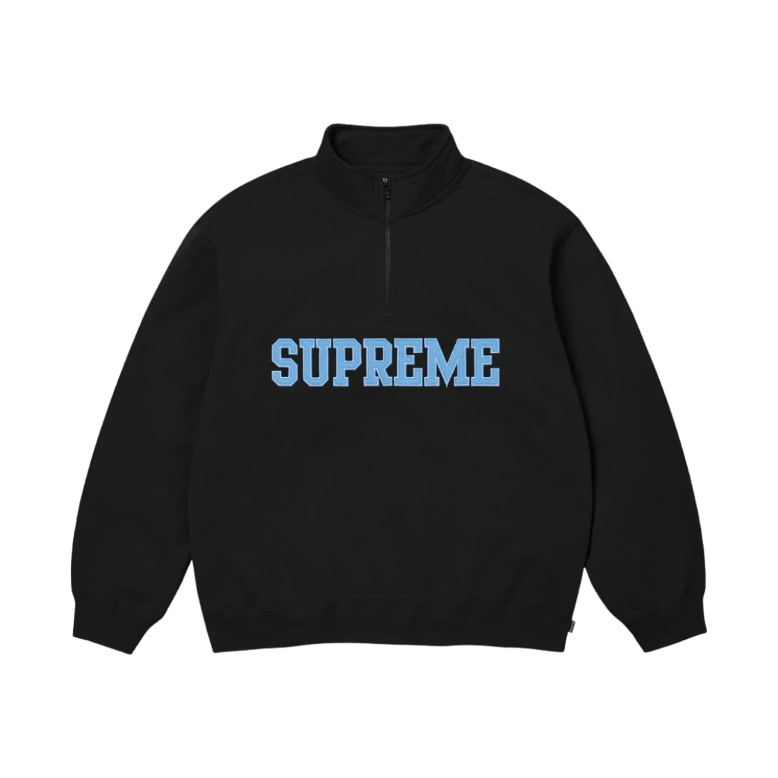 Supreme Supreme Collegiate Half Zip Pullover Black - 24FW · S