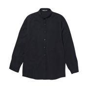 (W) Mischief Tencel Dolman Shirt Black