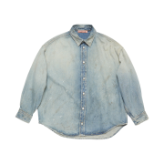 Acne Studios Denim Button Up Shirt Light Blue