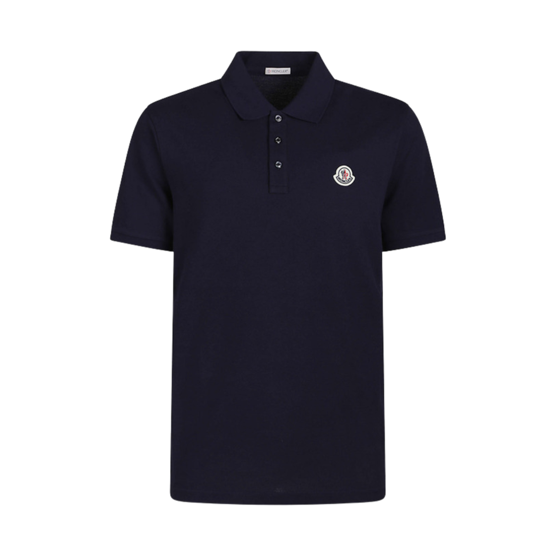 K1-091-8A00026-89A16-7A9 Moncler Logo Patch Polo Shirt Blue - 25SS