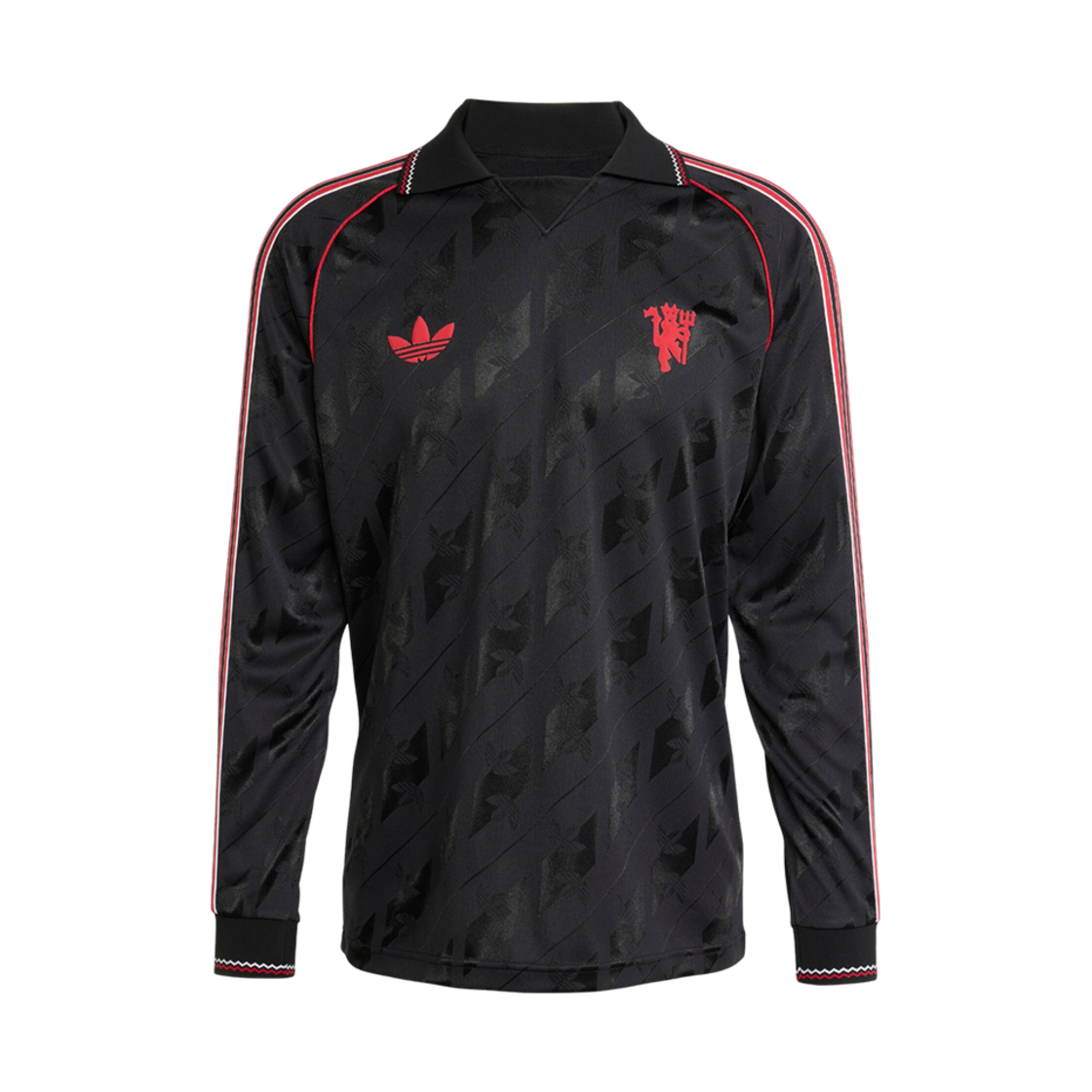 아디다스 맨체스터 유나이티드 LFSTLR 저지 블랙 - KR 사이즈(Adidas Manchester United LFSTLR Jersey Black - KR Sizing)