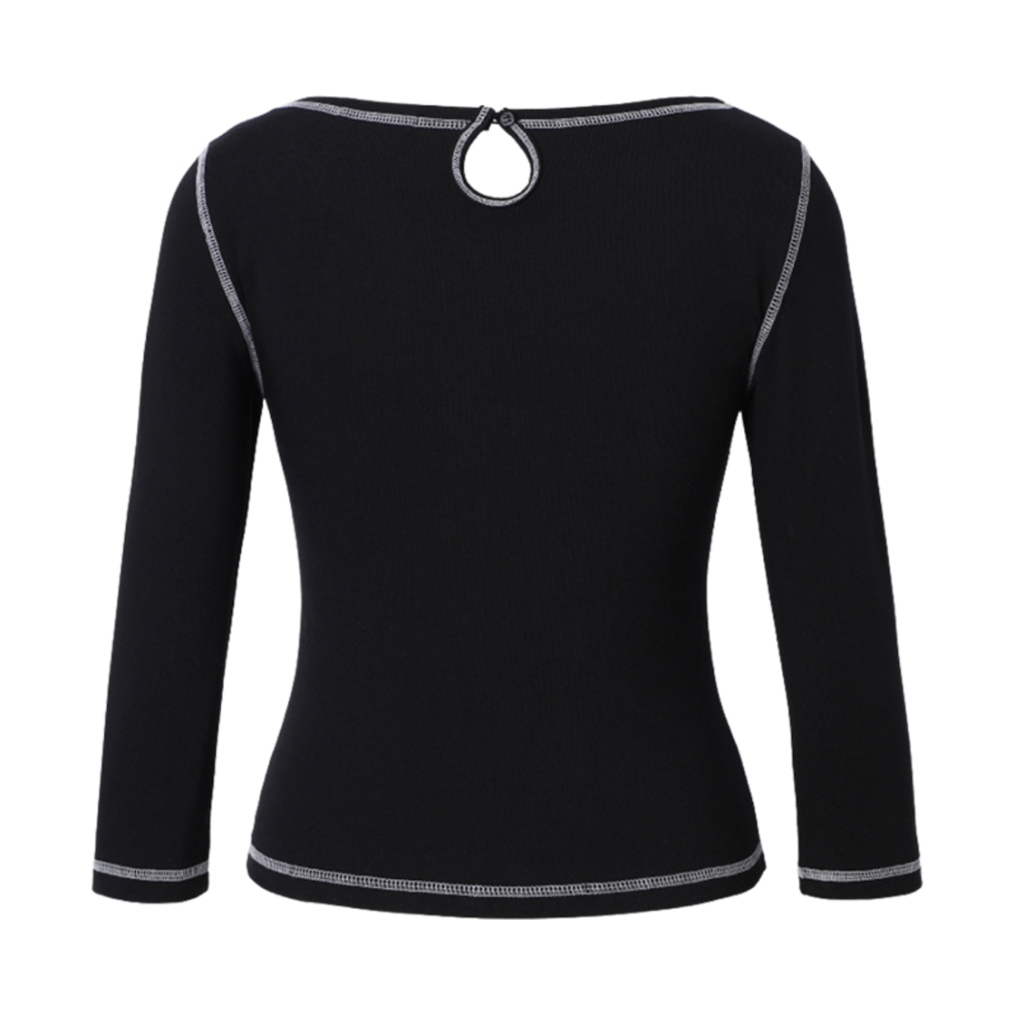 (W) 쓰리타임즈 빈티지 레터 티셔츠 블랙((W) Threetimes Vintage Letter T-Shirt Black) - 2