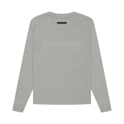 Essentials Long Sleeve T-Shirt Heather Oatmeal - 21SS