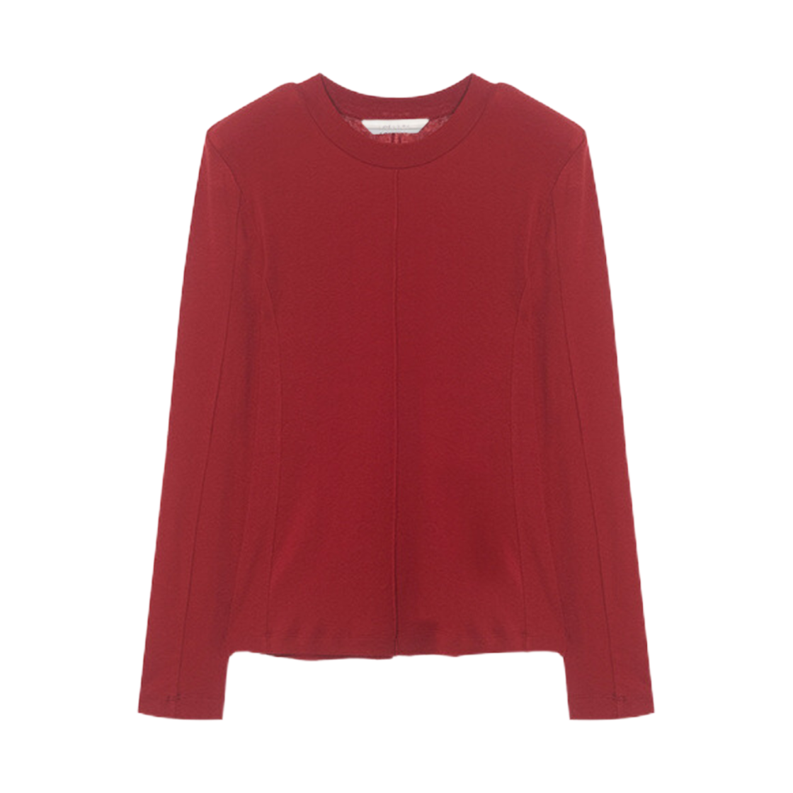 (W) 루에브르 시스루 저지 탑 레드 (윈터 버전)((W) Loeuvre See Through Jersey Top Red (Winter Ver.))