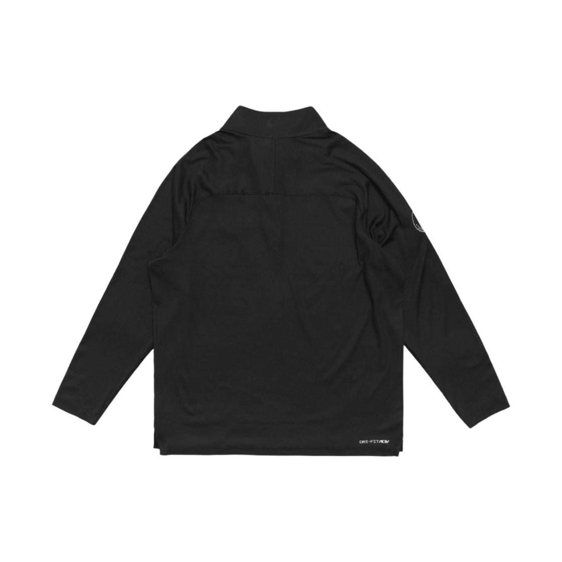 말본 골프 x 나이키 드라이핏 ADV 베이퍼 하프 집 탑 블랙 다크 스모크 그레이 블랙(Malbon Golf X Nike Dri-Fit ADV Vapor Half Zip Top Black Dark Smoke Grey Black) - 2