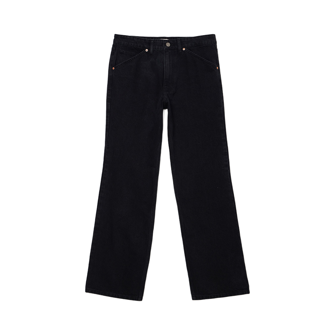 FDC31PTM04BK Fielders Flared Denim Pants Black